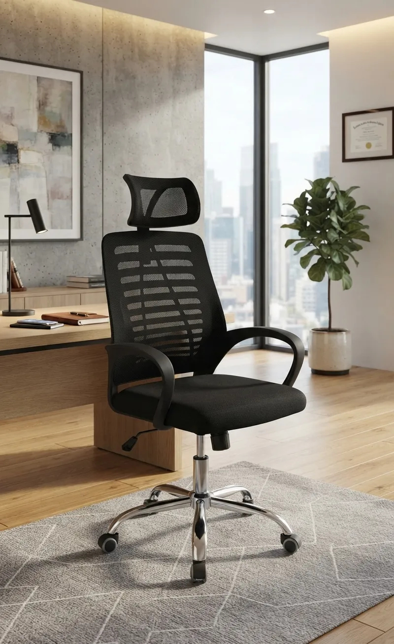 High-back chair